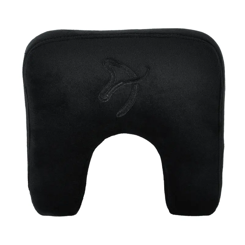 Arozzi Velvet Black Neck Support Pillow