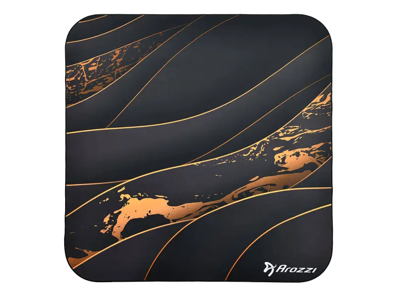 Arozzi Zona Black and Gold Square Floor Pad