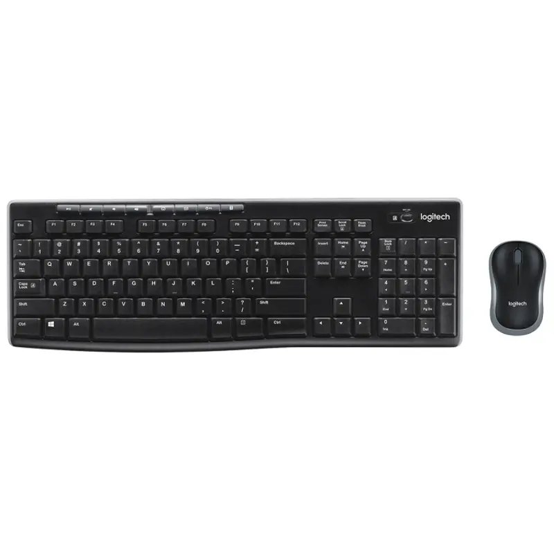 Logitech Black MK270 Wireless Keyboard and Mouse Combo