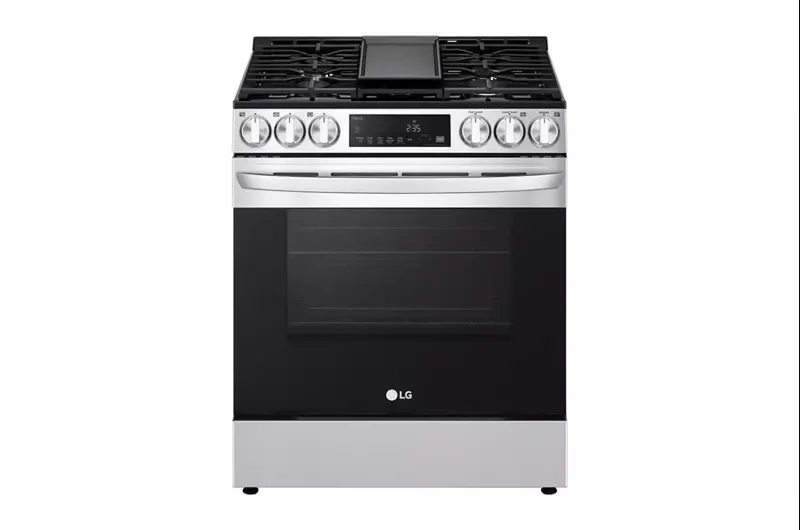 LG 5.8 Cu Ft Smart Single Oven Gas Range - Stainless Steel