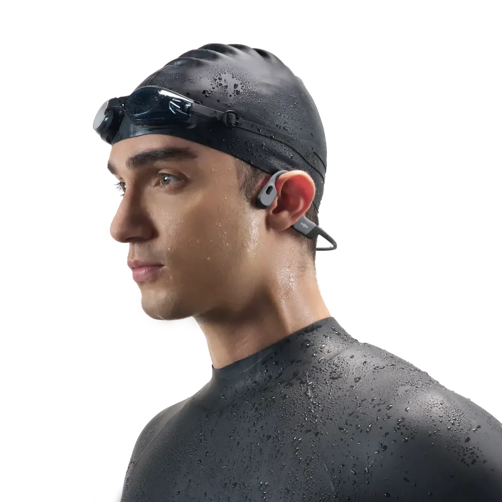 S710-ST-GY-US Shokz OpenSwim Pro Bone Conducting Sport Headphones - Gray-2