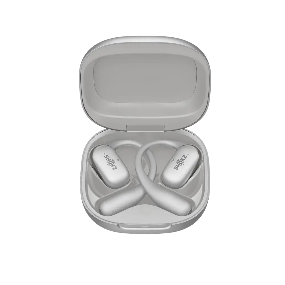 T921-ST-GY-US Shokz OpenFit 2+ Open Ear True Wireless Earbuds - Gray-4