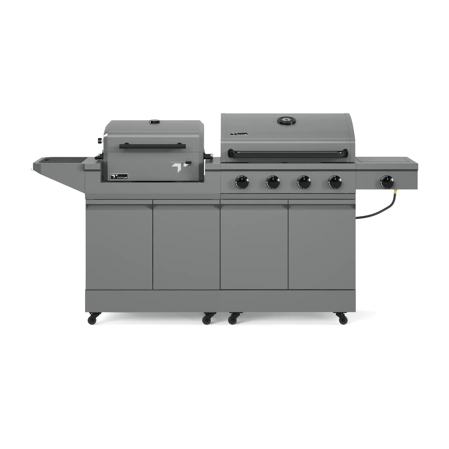 TDT-DUO-CHAR Tytus Modular Duo Grill with Charcoal Grill-1