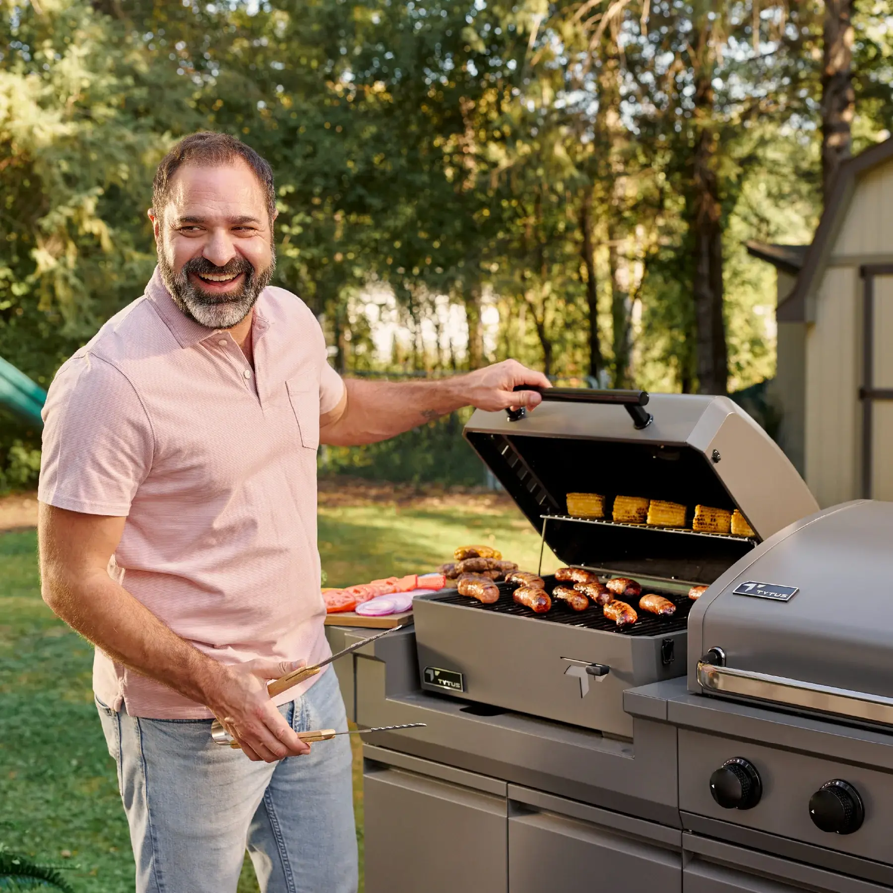 TDT-DUO-CHAR Tytus Modular Duo Grill with Charcoal Grill-13