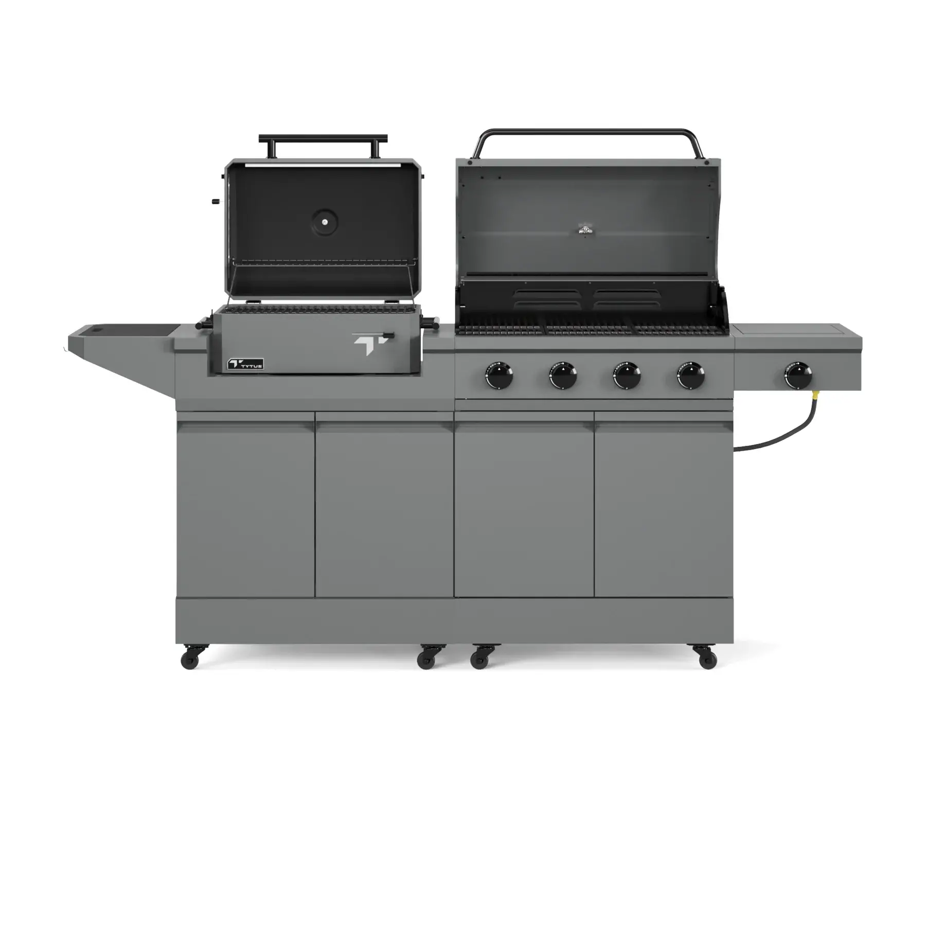TDT-DUO-CHAR Tytus Modular Duo Grill with Charcoal Grill-4