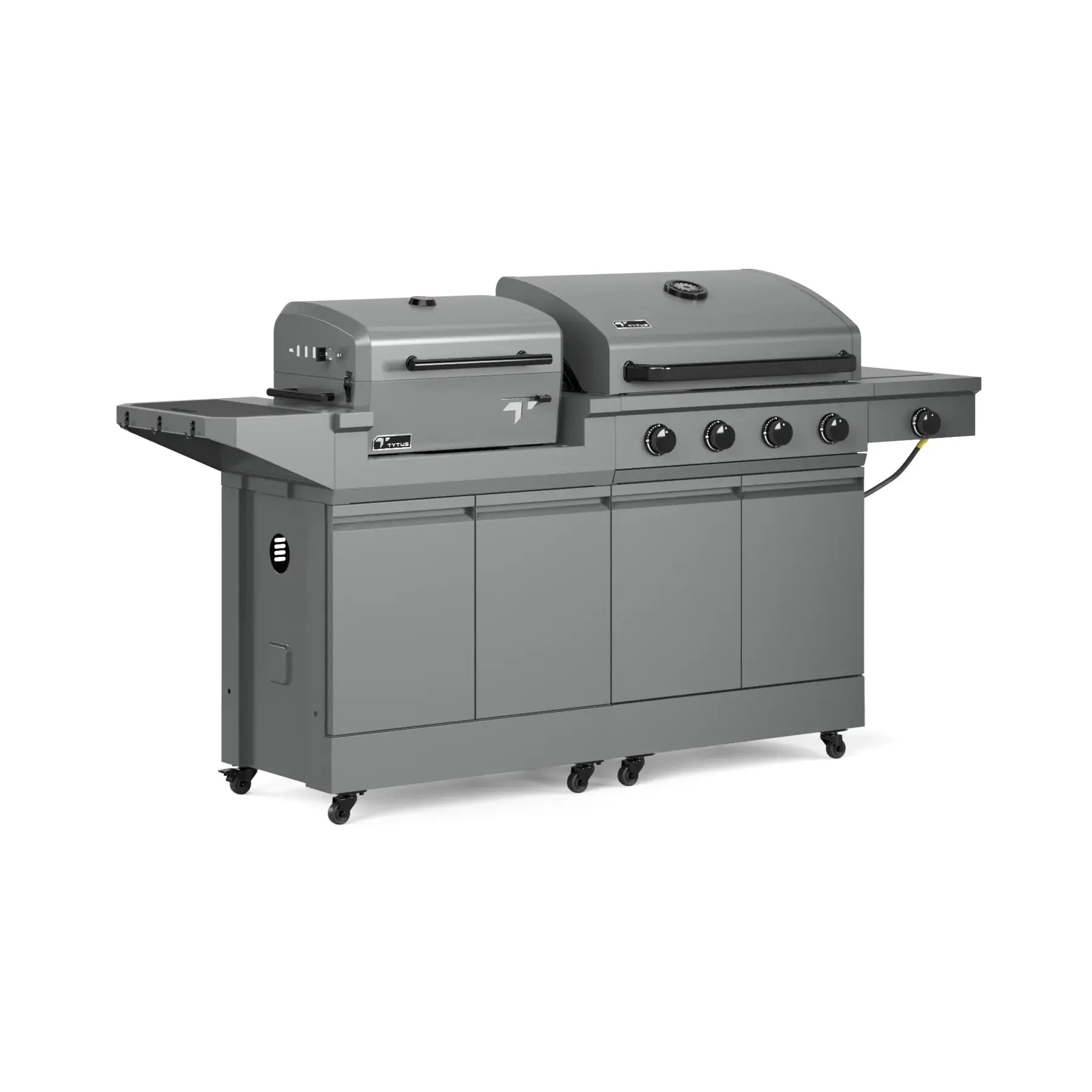 TDT-DUO-CHAR Tytus Modular Duo Grill with Charcoal Grill-5
