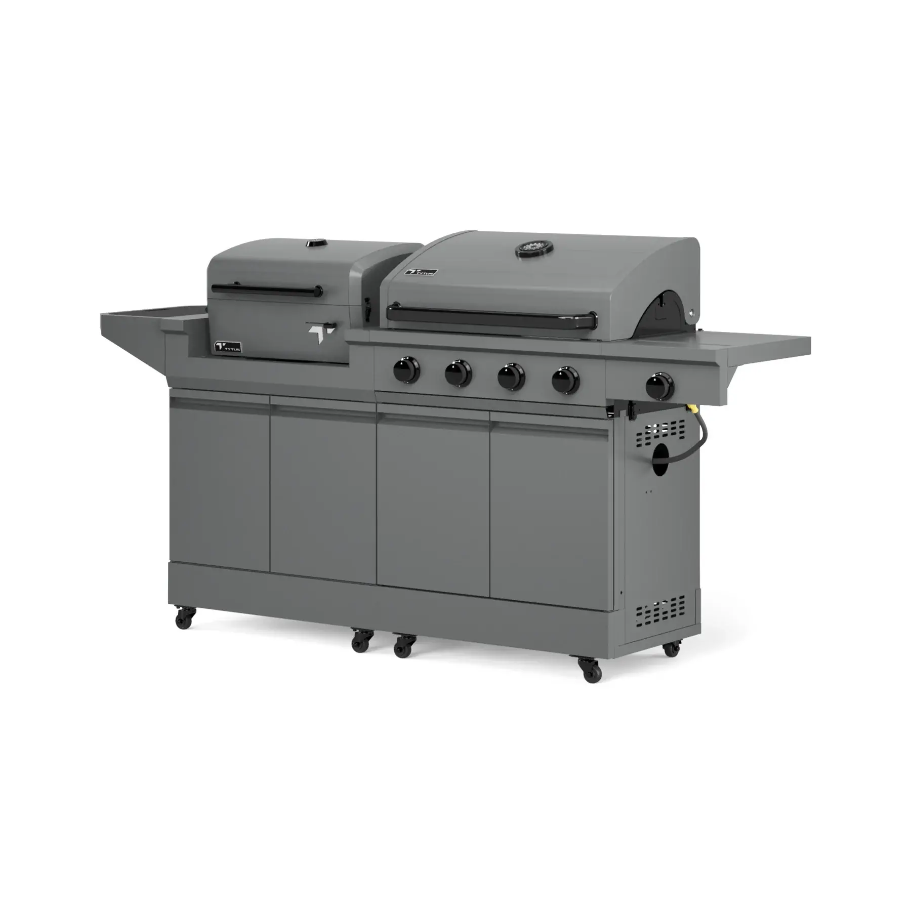 TDT-DUO-CHAR Tytus Modular Duo Grill with Charcoal Grill-7