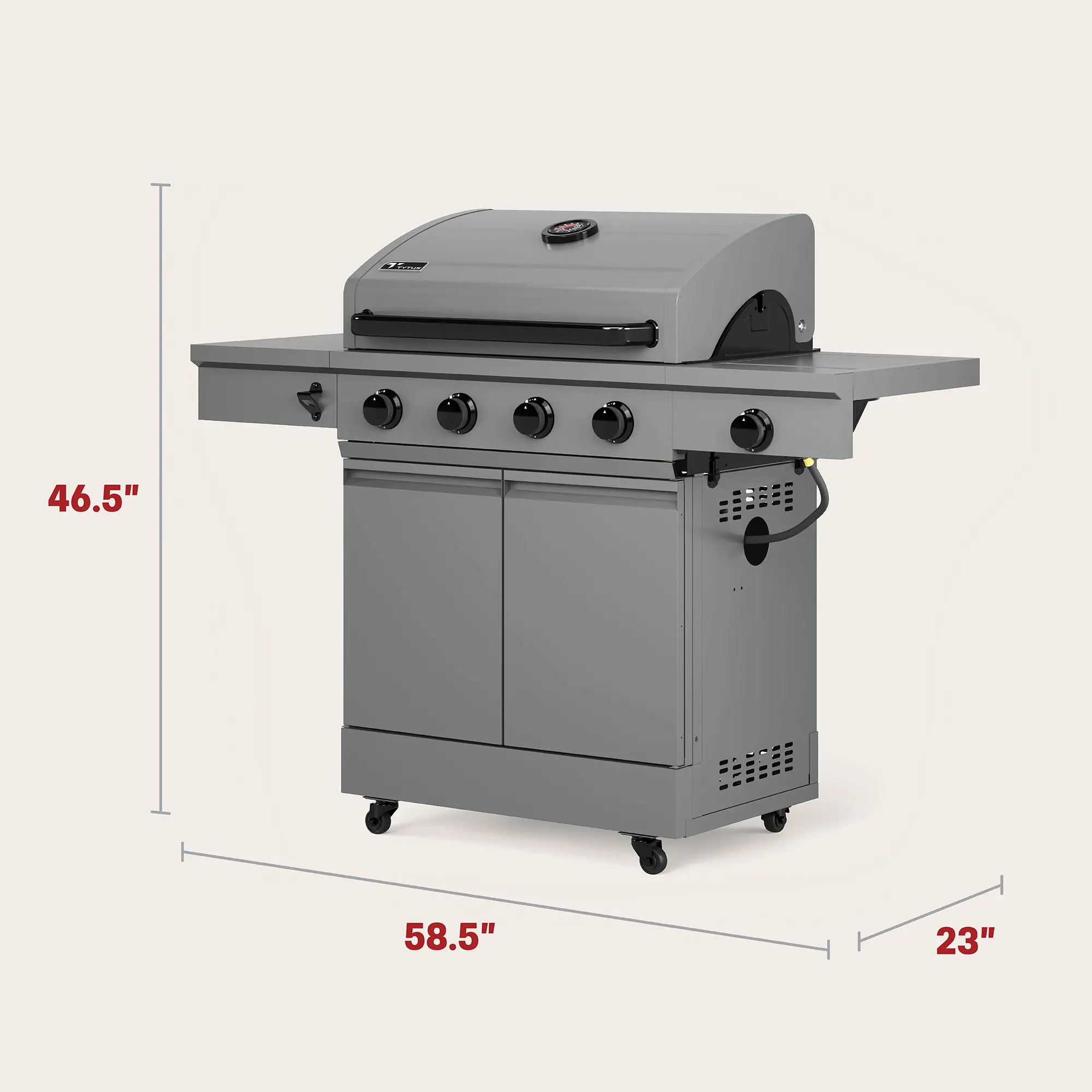 TDT-011-GMOD Tytus Anaheim 4 Burner Liquid Propane Grill-3