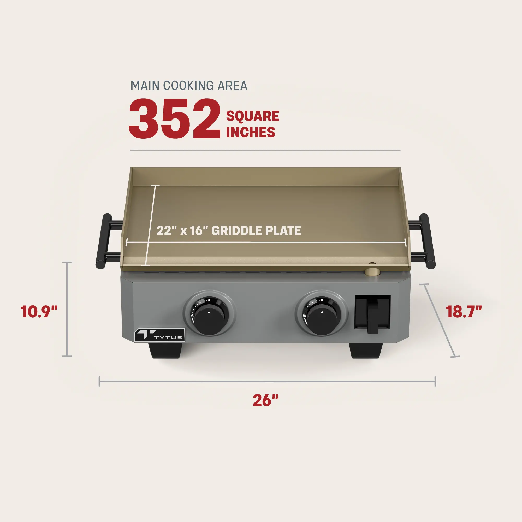 TDT-GHS-GGRD Tytus Emberwood Gas Griddle-3