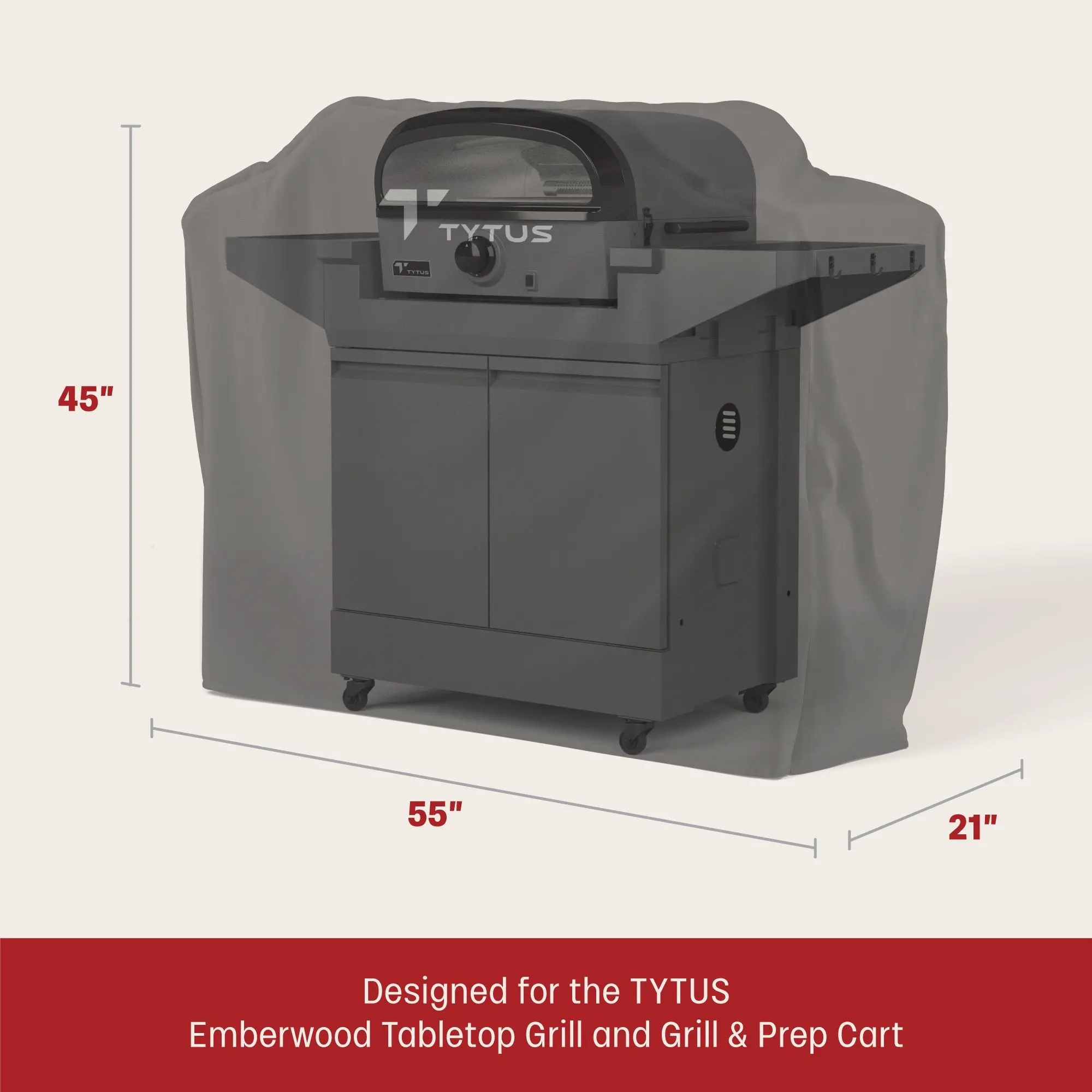 TYT-ACC-TCC Tytus Emberwood Grill and Cart Cover-3