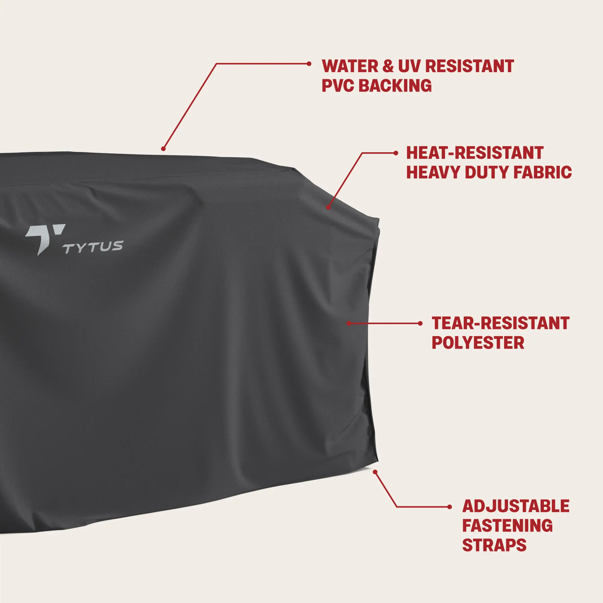 TYT-ACC-116 Tytus 116 Wide Modular Grill Cover-7