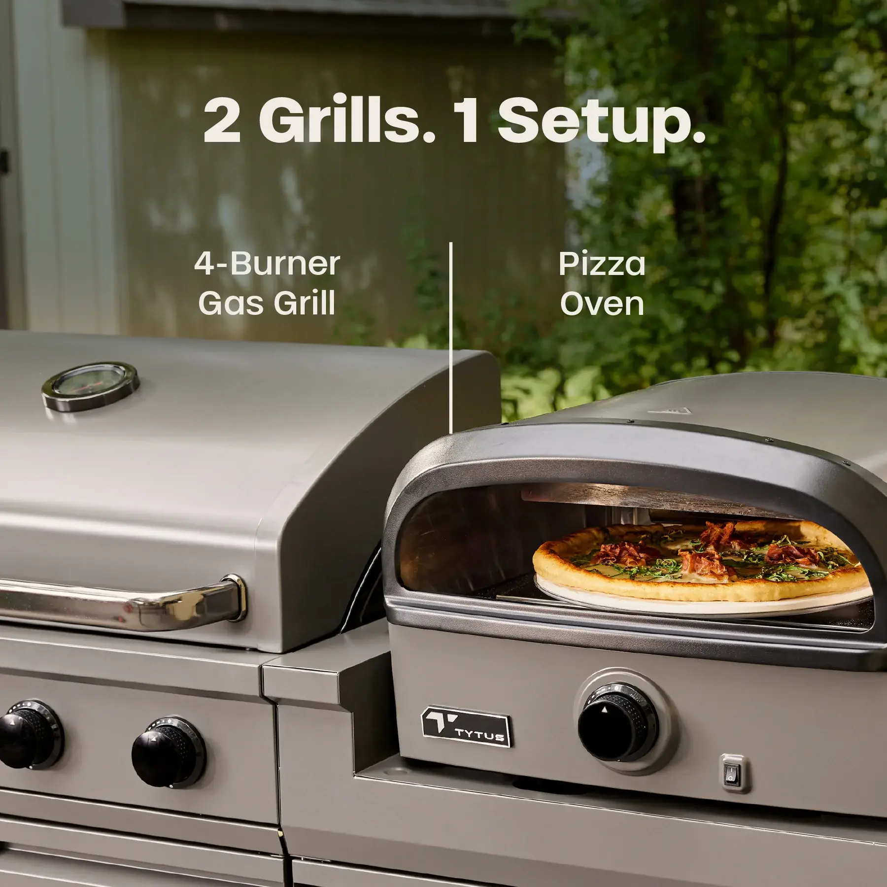 TDT-DUO-GPZA Tytus Modular Duo Grill with Pizza Oven-2