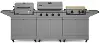 TDT-TRIO-GGRD/CHAR Tytus Modular Trio Grill with Gas Griddle and Charcoal Grill