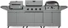 TDT-TRIO-CHAR/GPZA Tytus Modular Trio Grill with Charcoal Grill and Pizza Oven
