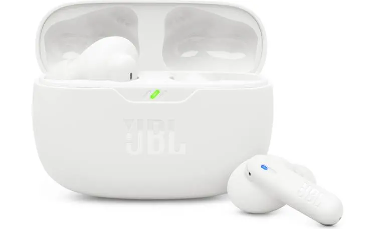 JBLVBEAM2WHTAM JBL Vibe Beam 2 Noise Cancelling Earbuds - White-1