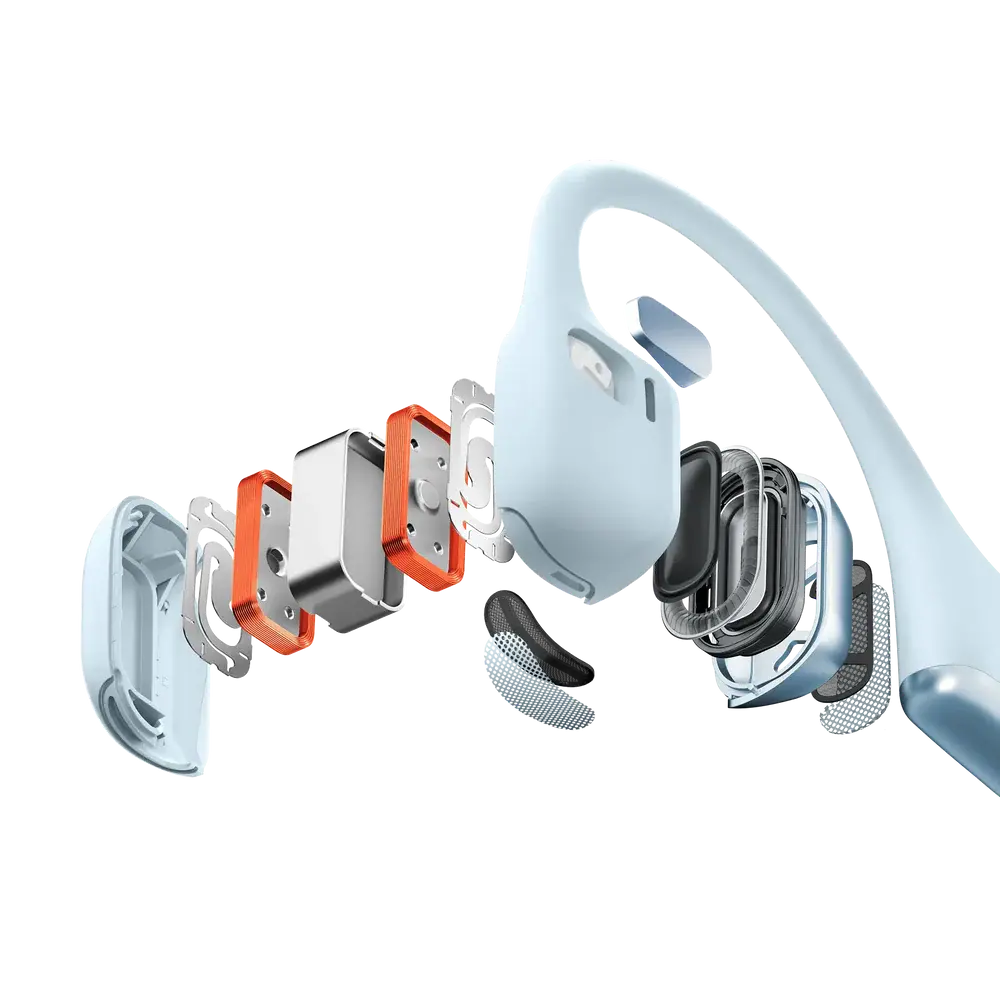 S820-ST-BL-US SHOKZ OpenRun Pro 2 Wireless Hybrid Sports Headphones - Blue-5