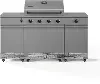 TDT-021-0102 Tytus Fresno 5-Burner Liquid Propane Grill - Gunmetal & Shadow Stone