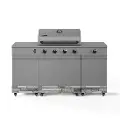 TDT-021-0102 Tytus Fresno 5 Burner Liquid Propane/Natural Gas Convertible Grill