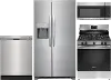 FRG-S/S-2623-1764-GAS Frigidaire 4 Piece Gas Kitchen Appliance Package - Stainless Steel