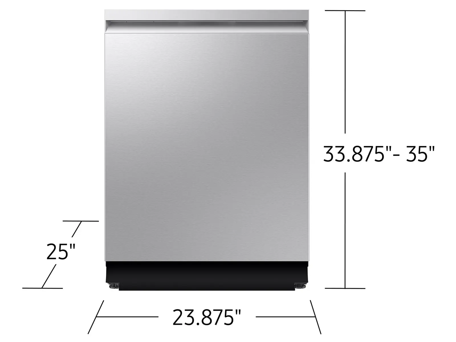 DW90F89T0USR Samsung Bespoke Top Control Smart Dishwasher - Stainless Steel-3