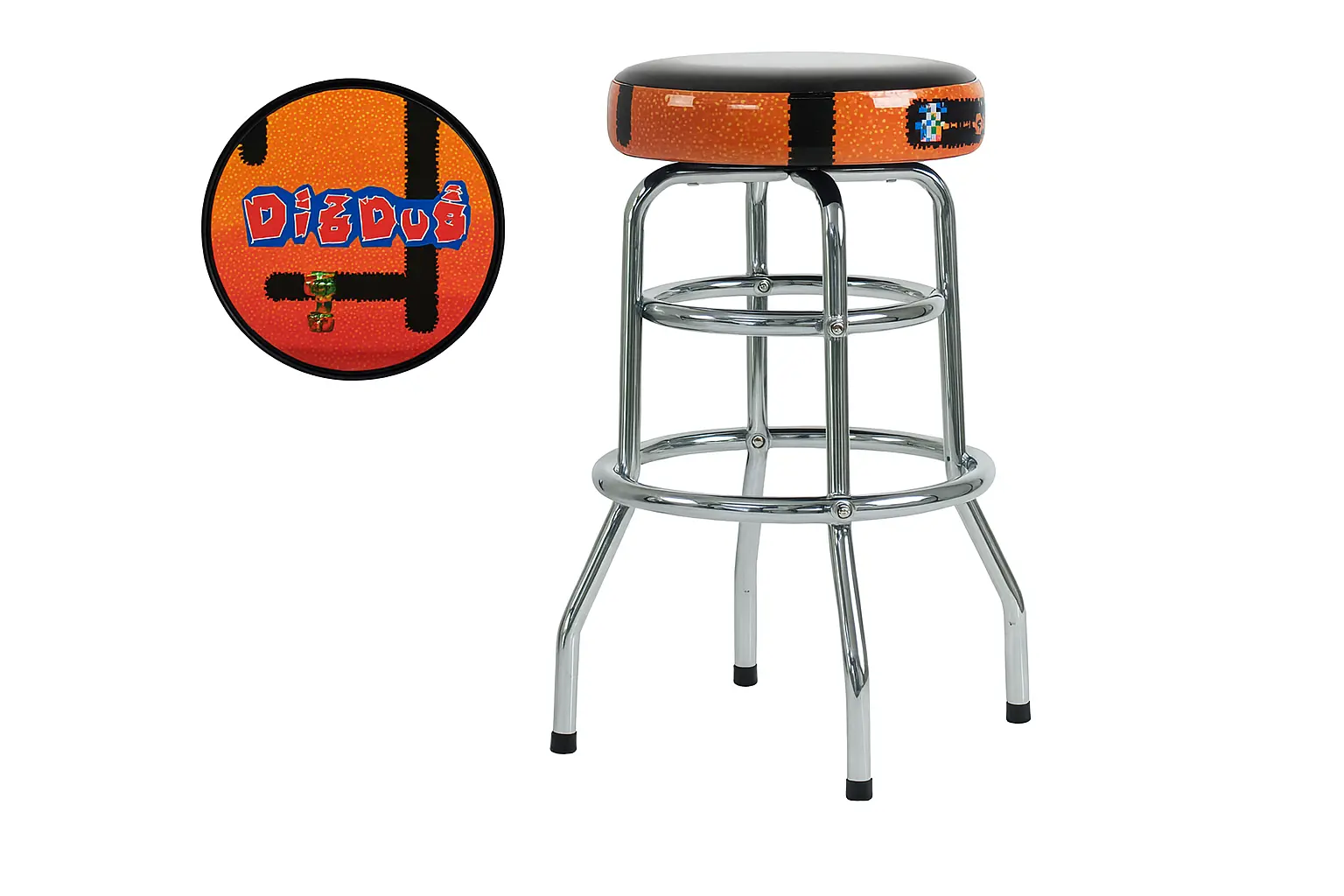 Dig Dug 30 Swivel Stool-8