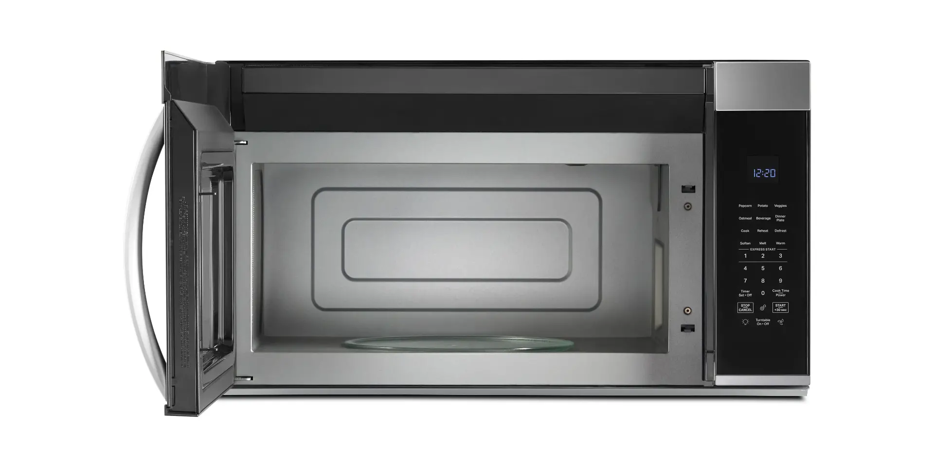 WMMS3330RZ Whirlpool 1.9 Cu Ft Over The Range Microwave - Stainless Steel-4