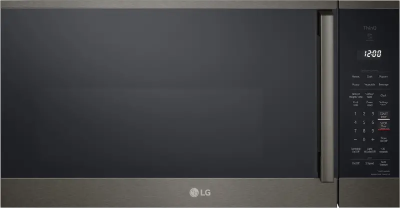LG 1.8 cu ft Over the Range Microwave - Black Stainless Steel