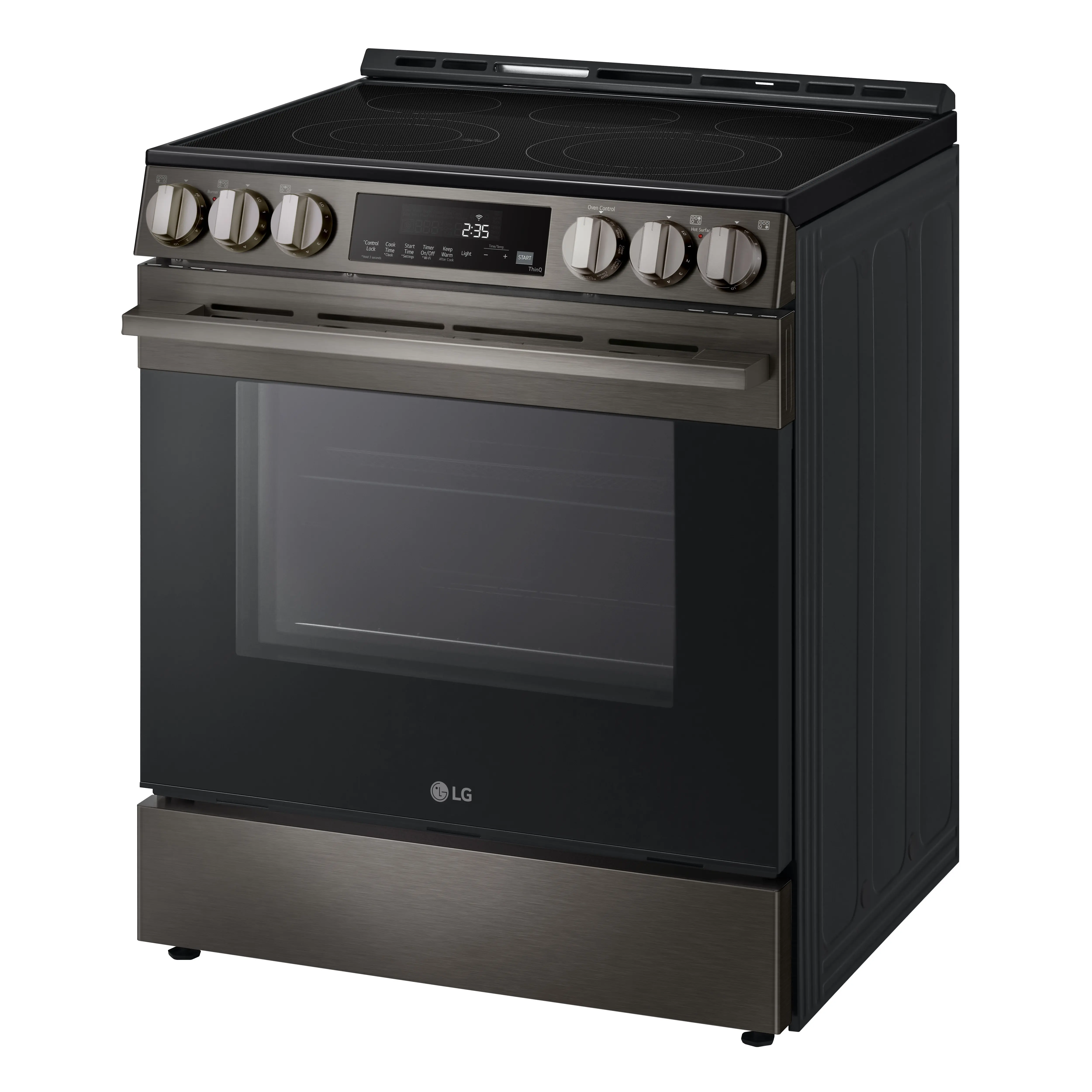 LSEL6333ZE LG 6.3 Cu Ft Electric Single Oven Range - Black Stainless Steel-13