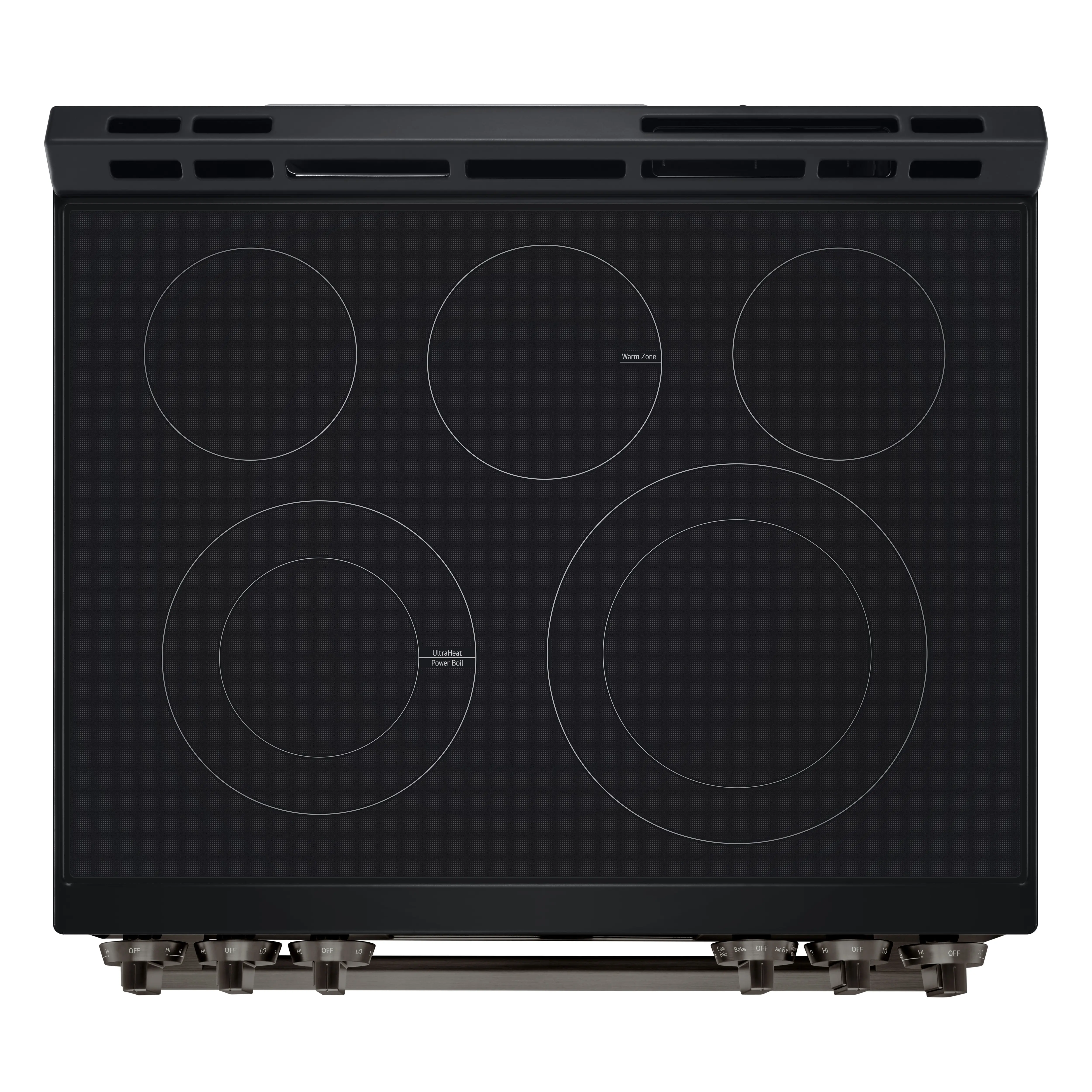 LSEL6333ZE LG 6.3 Cu Ft Electric Single Oven Range - Black Stainless Steel-8