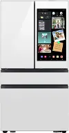 Samsung Bespoke AI 29 Cu Ft French Door Refrigerator – White Glass with AI Family Hub™+