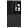 Samsung Bespoke 29 Cu Ft French Door Refrigerator - Charcoal Glass and Matte Black