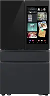 Samsung Bespoke AI 29 Cu Ft French Door Refrigerator – Charcoal Glass and Matte Black with AI Family Hub™+
