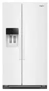 WRSF5536RW Whirlpool 28.7 Cu Ft Side-By-Side Refrigerator - White