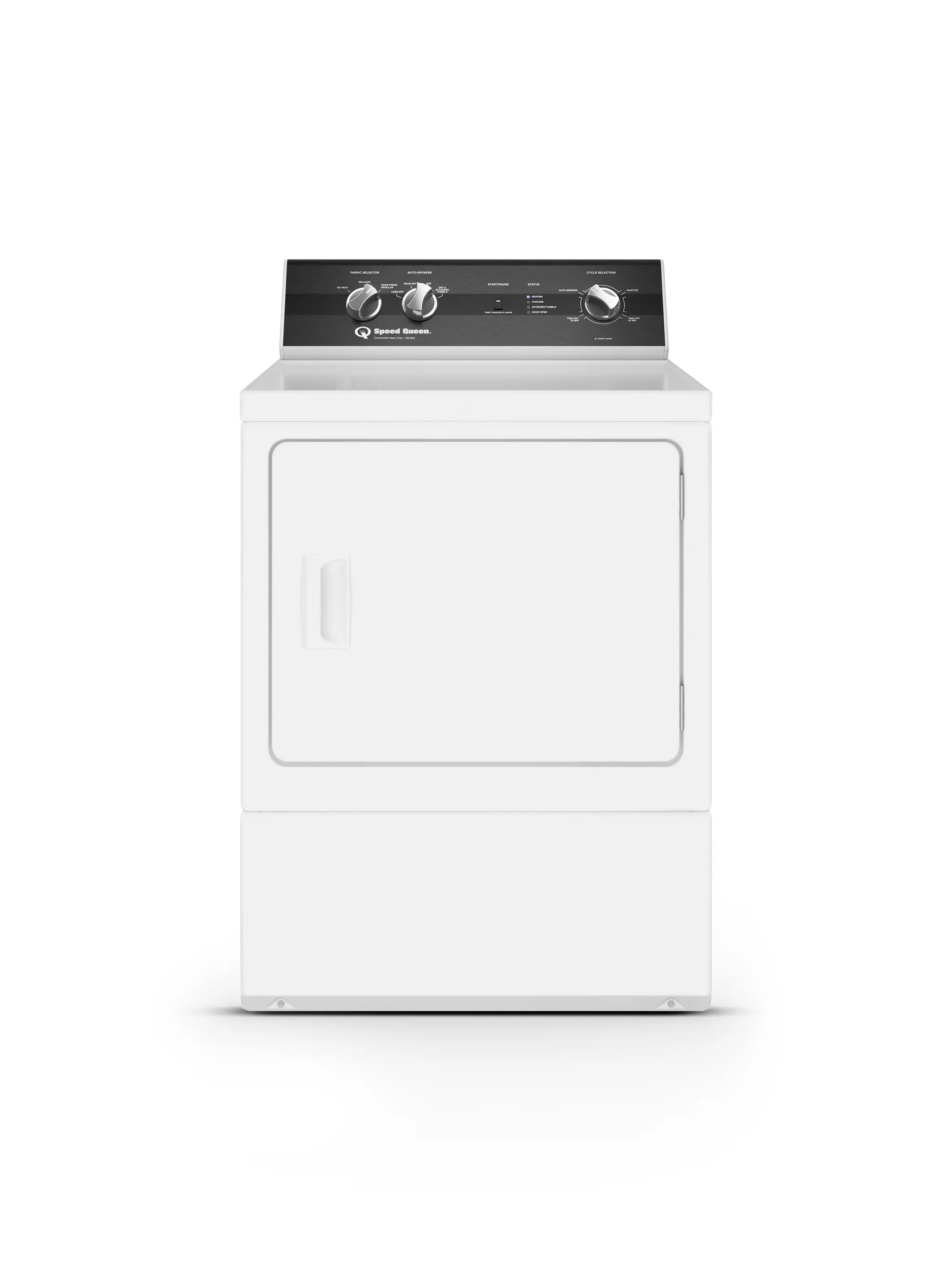 DR3004WG Speed Queen 7 Cu Ft Gas Dryer - White-1