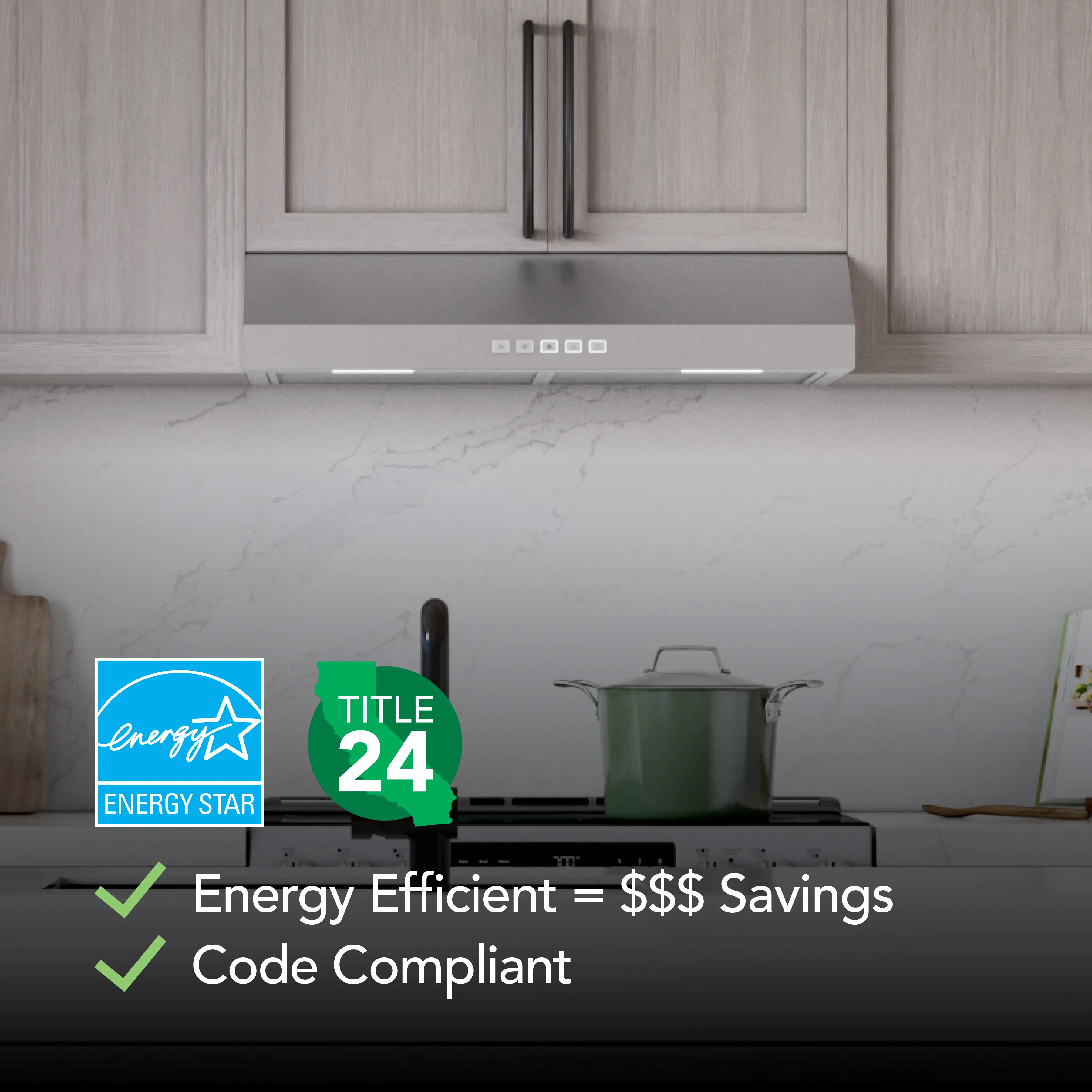 GLA2303SS Broan 30 Under Cabinet Range Hood - Stainless Steel-9