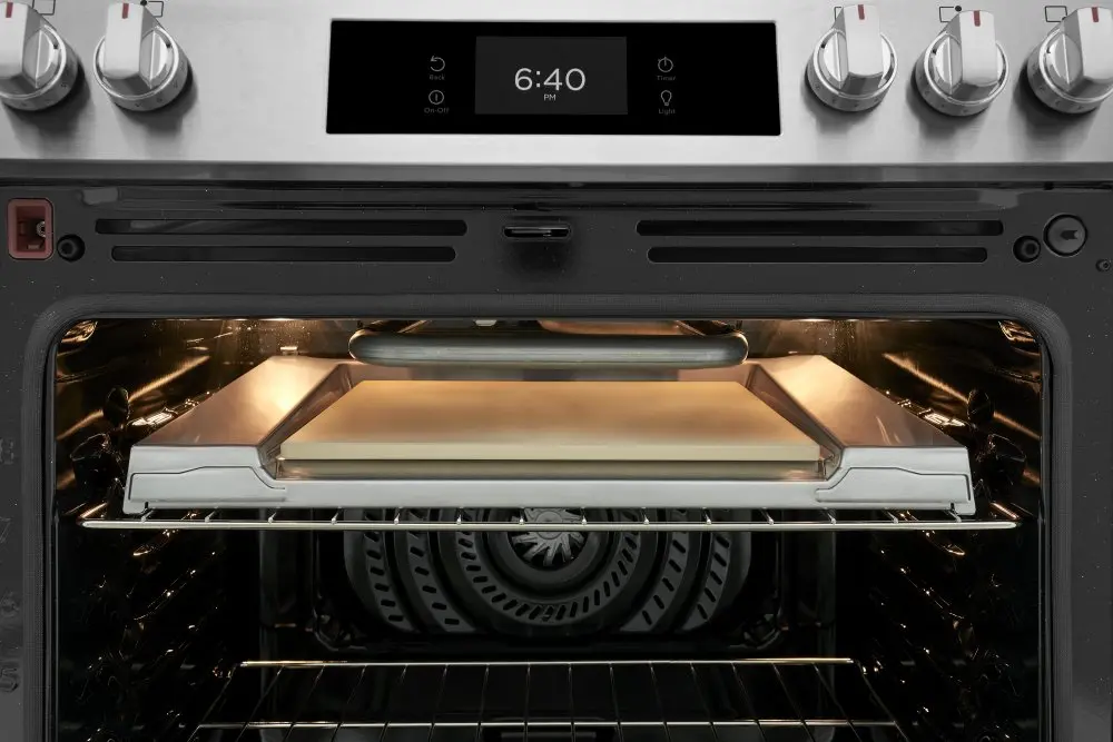 GCFG3070BF Frigidaire Gallery 30 Gas Range with Stone-Baked Pizza - Stainless Steel-11
