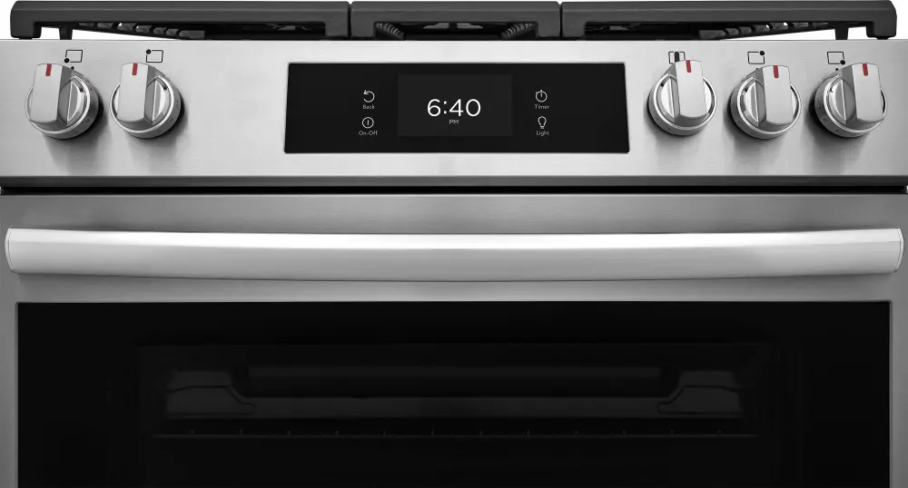 GCFG3070BF Frigidaire Gallery 30 Gas Range with Stone-Baked Pizza - Stainless Steel-5