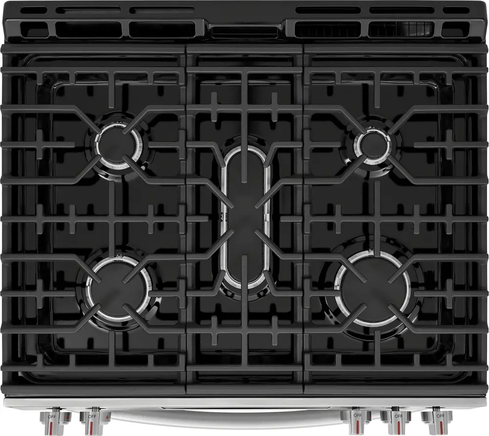 GCFG3070BF Frigidaire Gallery 30 Gas Range with Stone-Baked Pizza - Stainless Steel-8