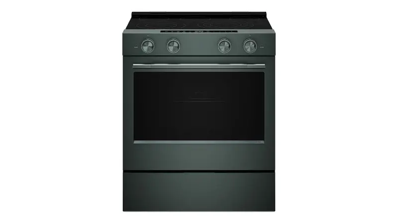 KitchenAid 5.3 Cu Ft Smart Single Oven Electric Range - Juniper Green