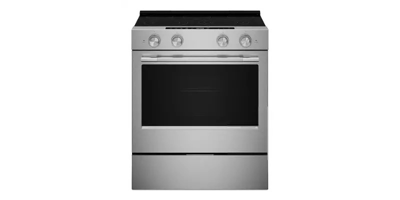 KitchenAid 5.3 Cu Ft Single Oven Electric Range - Stainless Steel