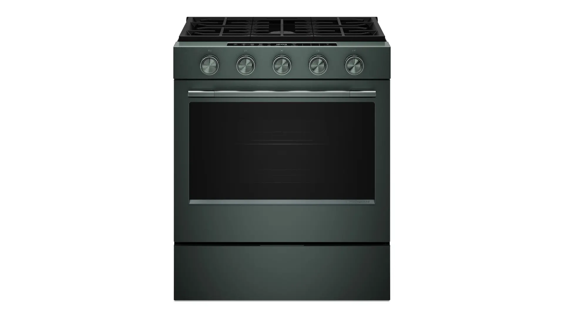 KSGS530SJP KitchenAid 5.0 Cu Ft Smart Single Oven Gas Range - Juniper Green-1
