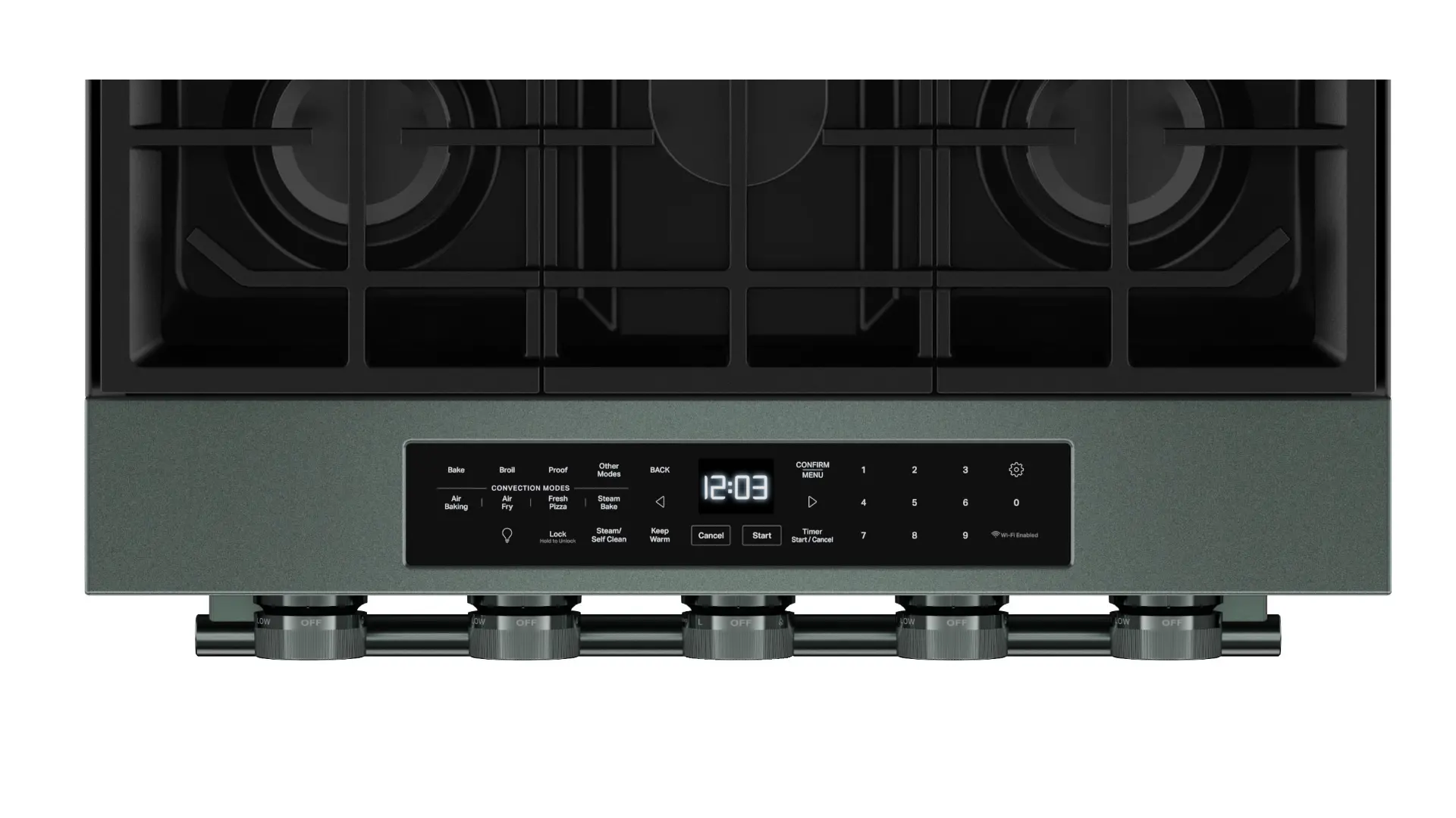 KSGS530SJP KitchenAid 5.0 Cu Ft Smart Single Oven Gas Range - Juniper Green-10