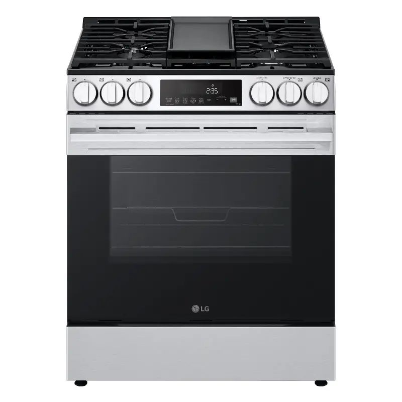 LG 5.8 Cu Ft Single Oven Gas Range - Stainless Steel
