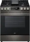 LSGL5833Z LG 5.8 Cu Ft Smart Gas Single Oven Range - Black Stainless Steel