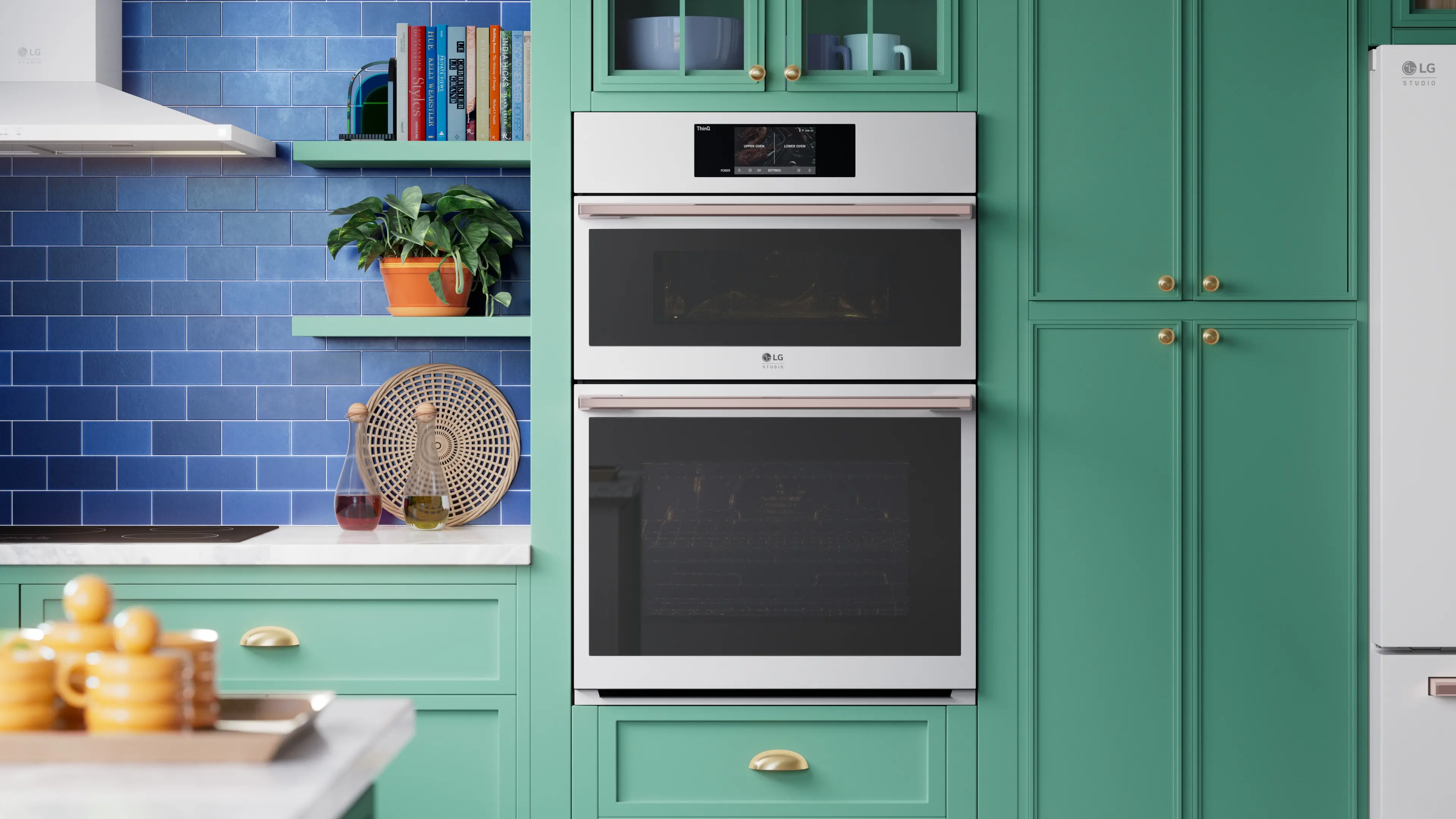 WCES6428N LG Studio Smart Electric Combination Wall Oven - Essence White-2