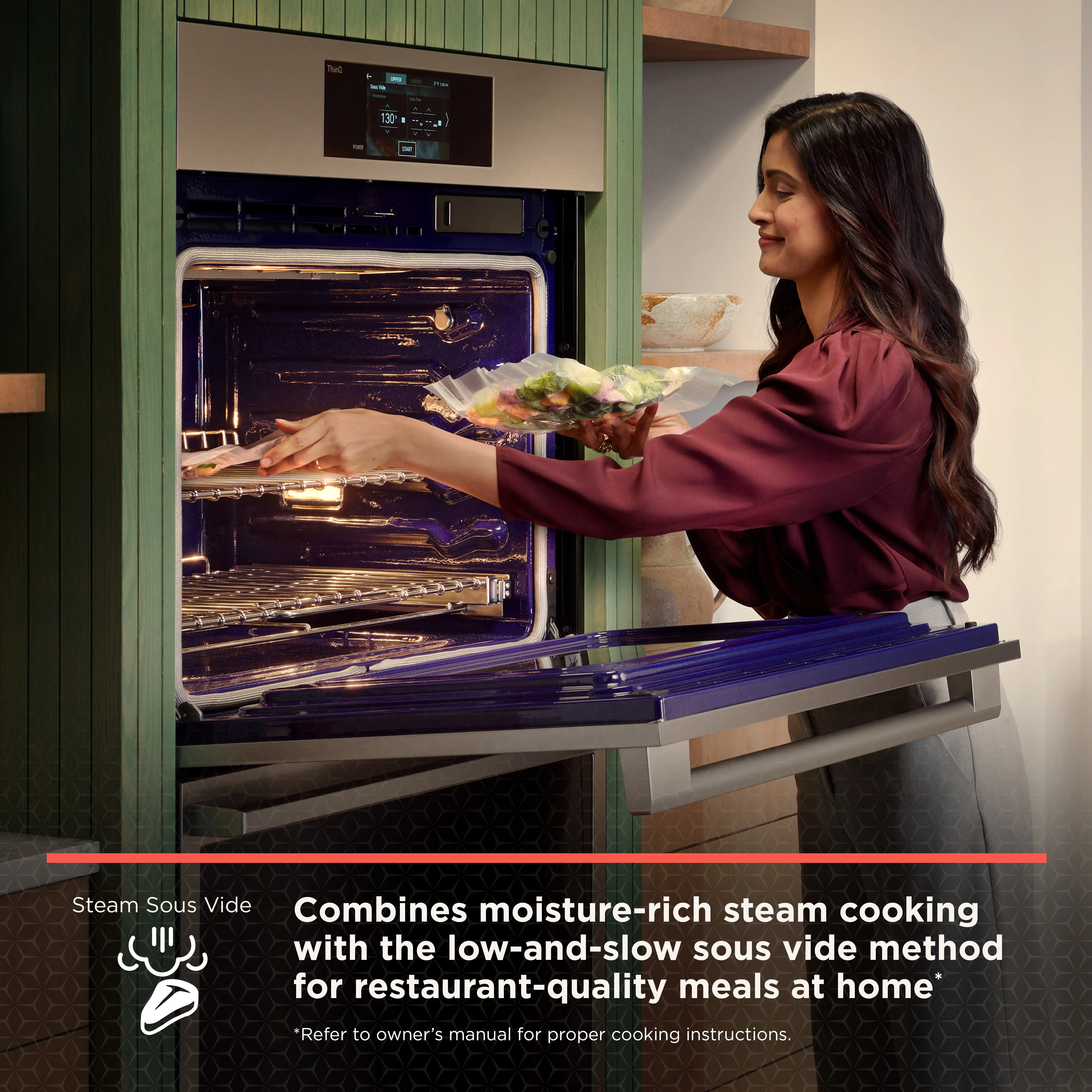 WCES6428N LG Studio Smart Electric Combination Wall Oven - Essence White-4