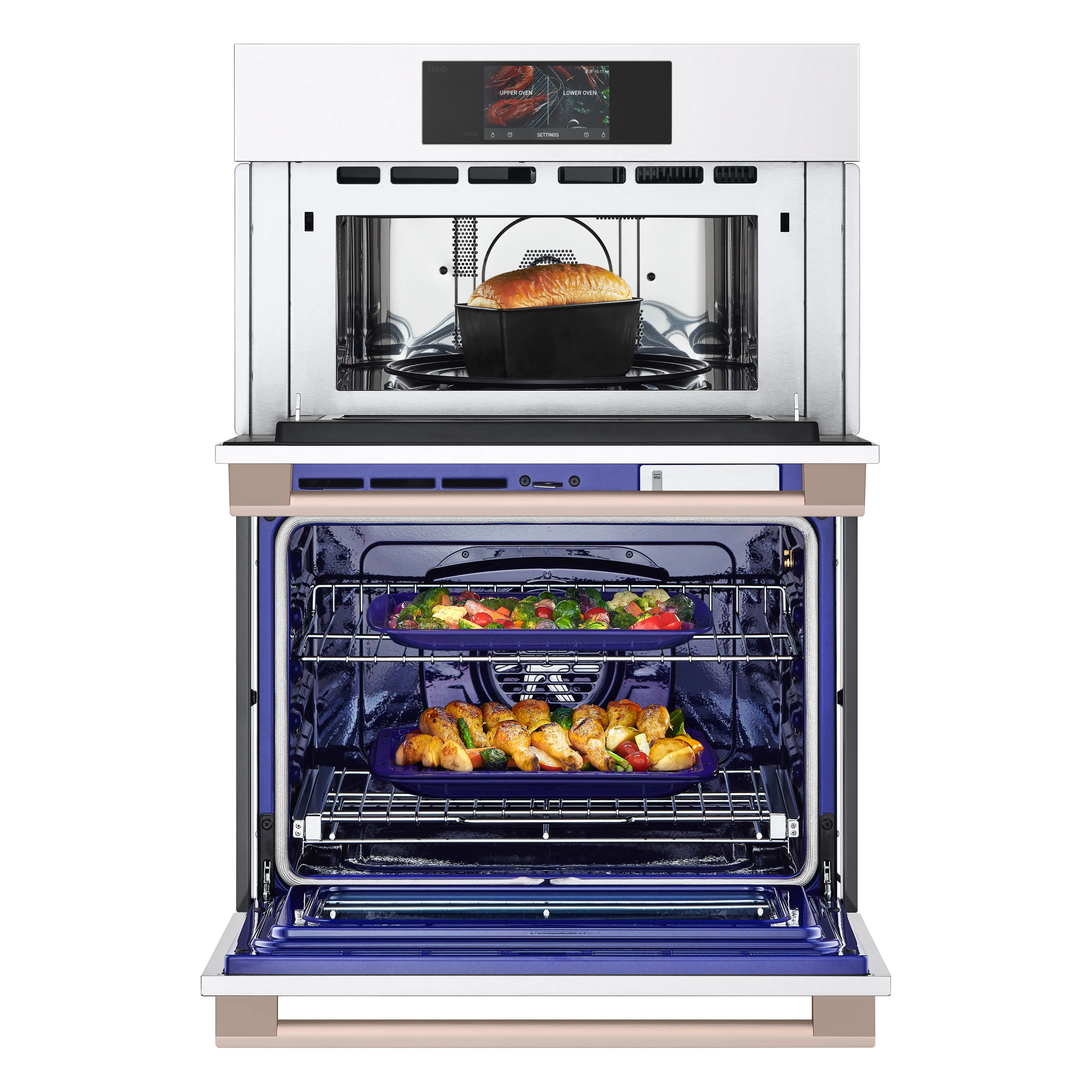 WCES6428N LG Studio Smart Electric Combination Wall Oven - Essence White-8