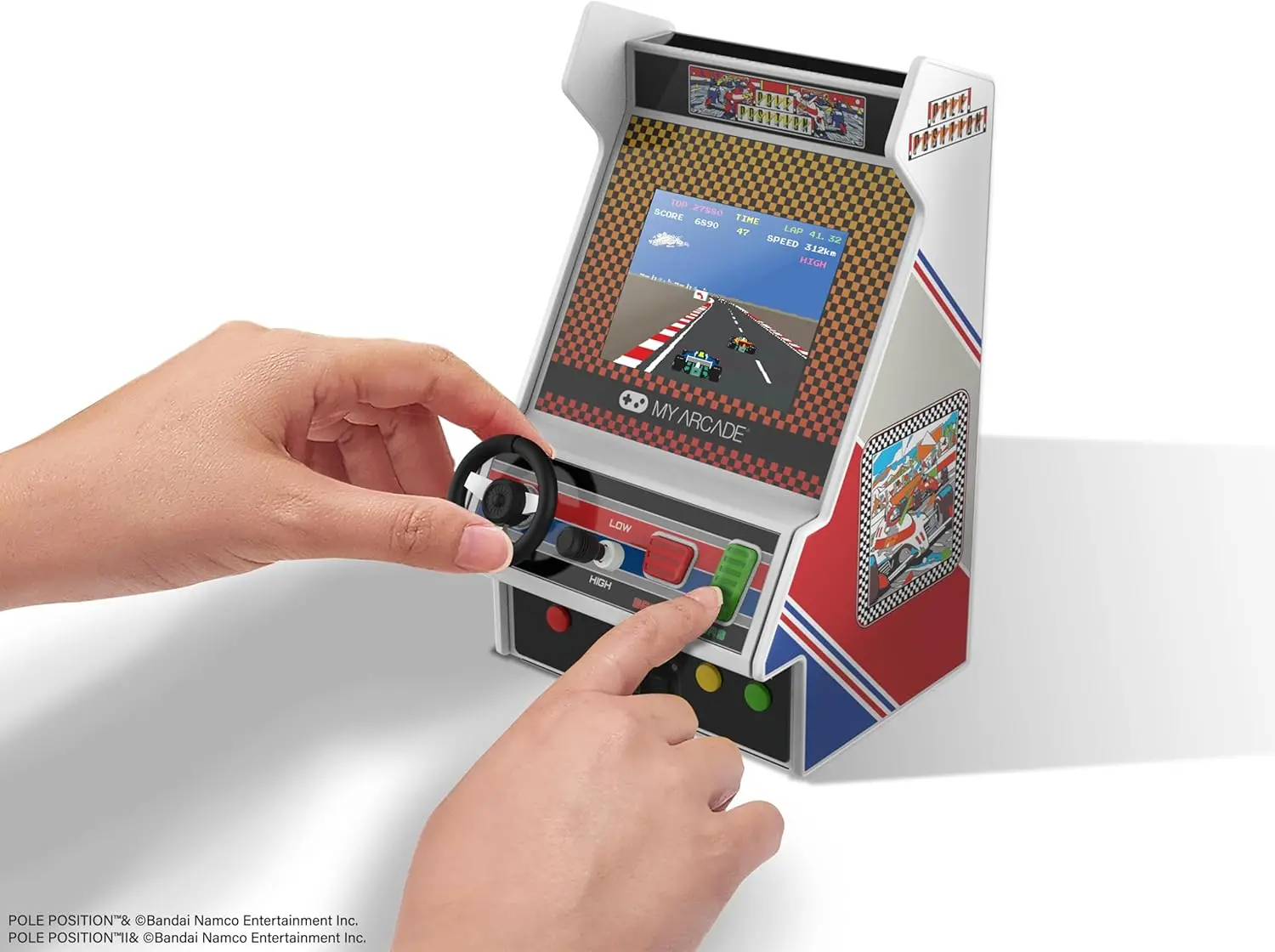Pole Position Racing Player Retro Mini Arcade-3