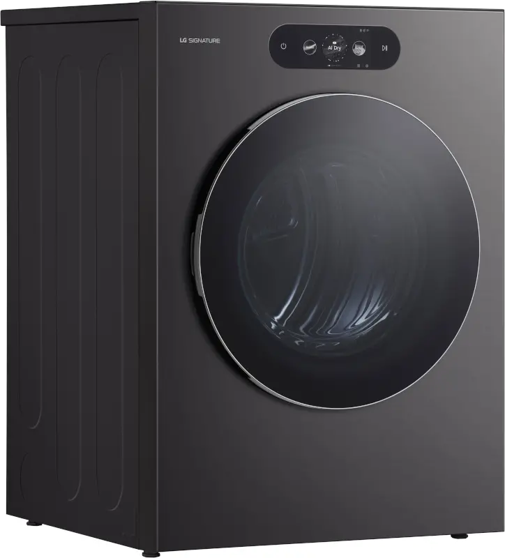DLEX9900B LG SIGNATURE 9.0 Cu Ft Mega-Capacity Smart AI Electric Dryer - Black Steel-11