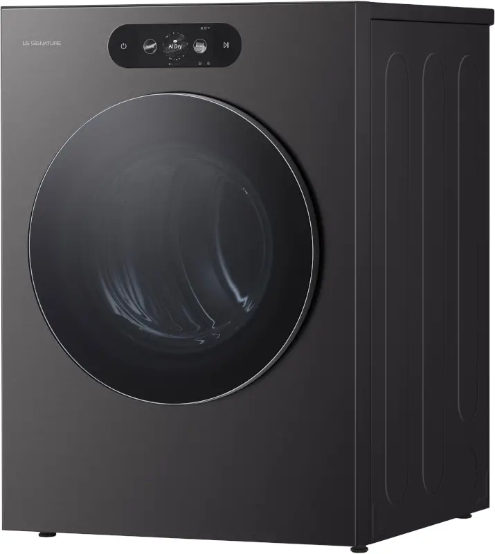 DLEX9900B LG SIGNATURE 9.0 Cu Ft Mega-Capacity Smart AI Electric Dryer - Black Steel-12